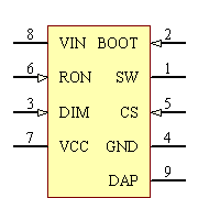 LM3404MR/NOPB Symbol - Texas Instruments