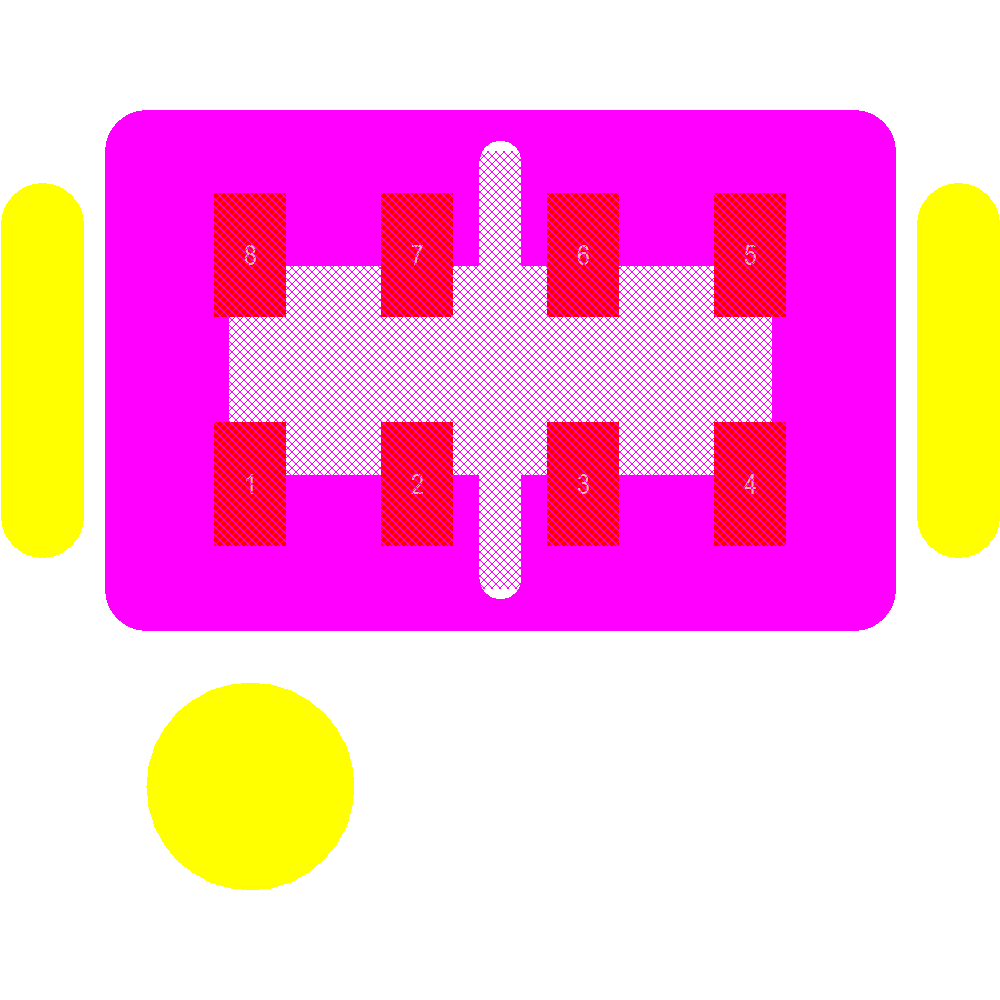 EXB-18VR000X Footprint - Panasonic
