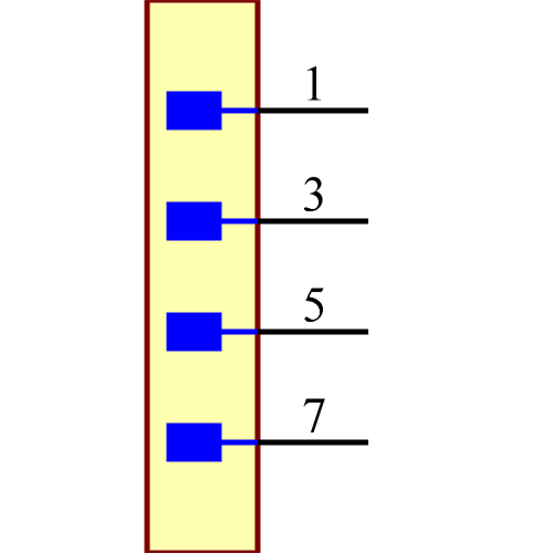 HTSW-104-07-G-D Symbol - Samtec