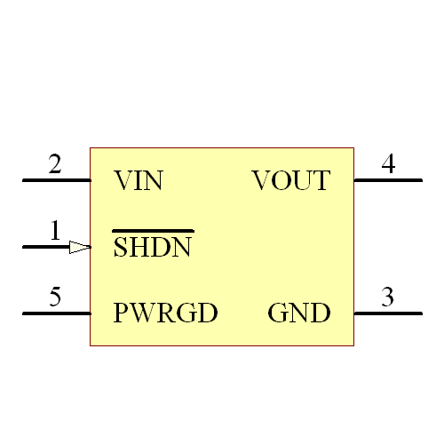 MCP1826-3302E/AT Symbol - Microchip