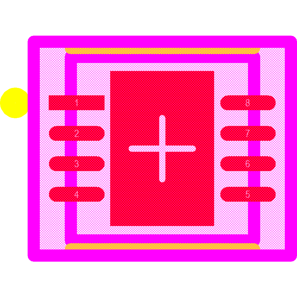 ADM7170ACPZ-5.0-R7 Footprint - Analog Devices