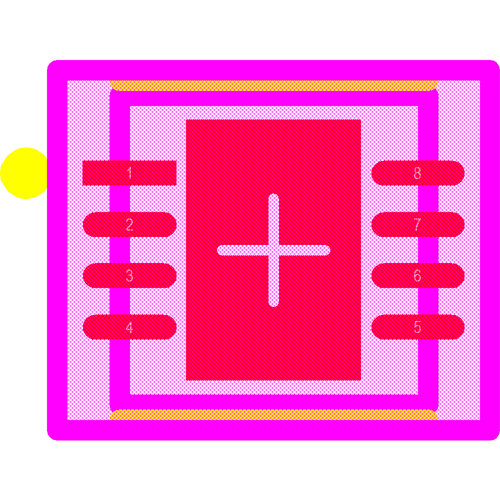 ADM7170ACPZ-5.0-R7 Footprint - Analog Devices