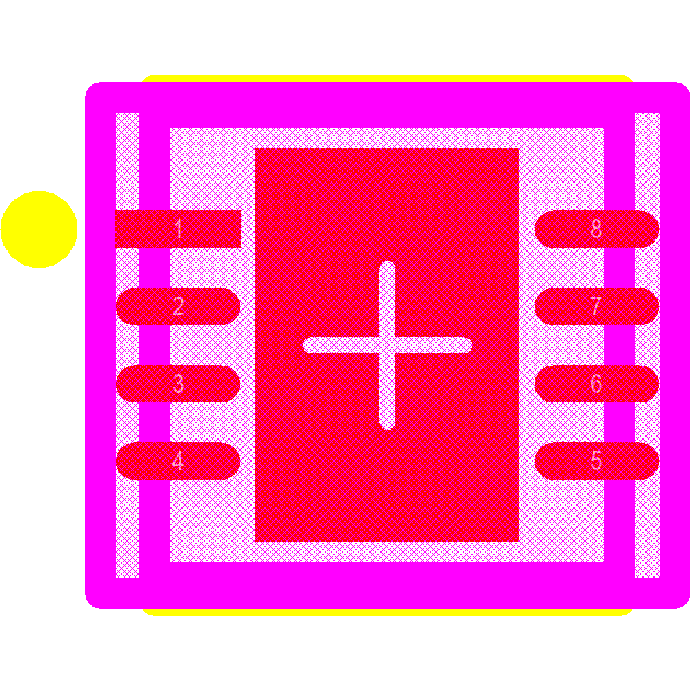 ADM7170ACPZ-5.0-R7 Footprint - Analog Devices
