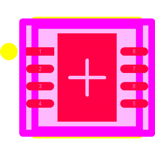 ADM7170ACPZ-5.0-R7 Footprint - Analog Devices