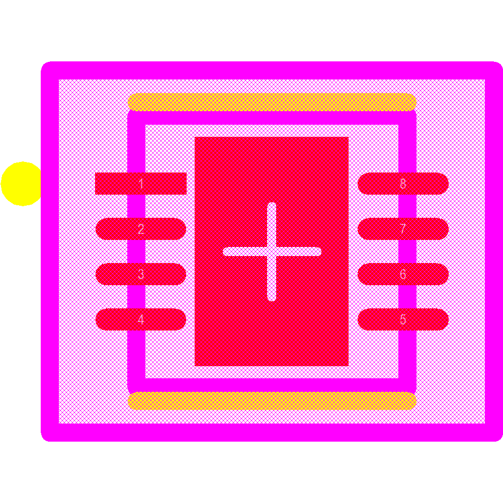 ADM7170ACPZ-5.0-R7 Footprint - Analog Devices
