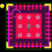 AS1110-BQFT Footprint - ams