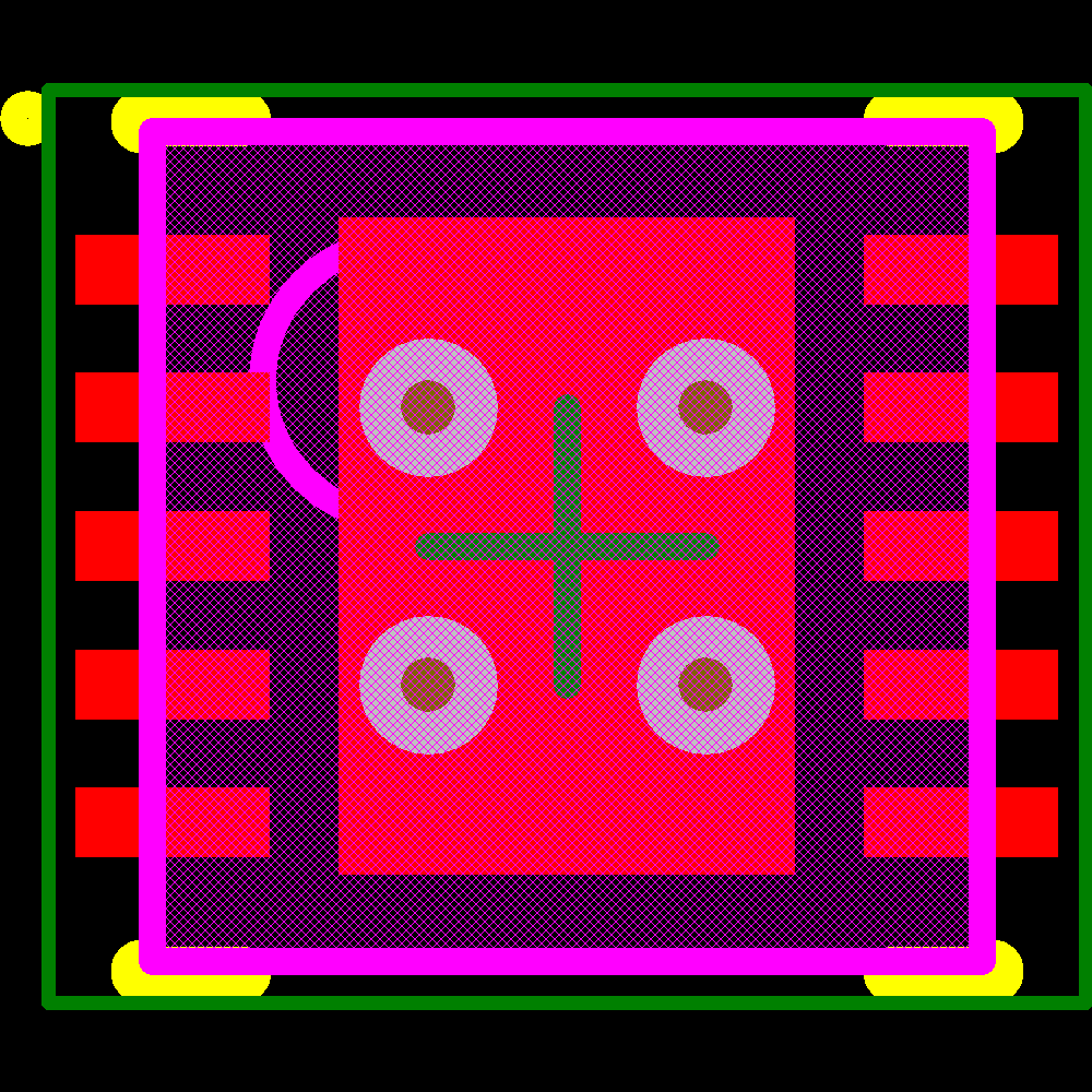 LTC3809EDD-1#PBF Footprint - Analog Devices