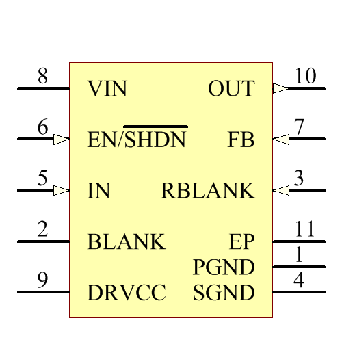 LTC4441IMSE#PBF Symbol - Analog Devices