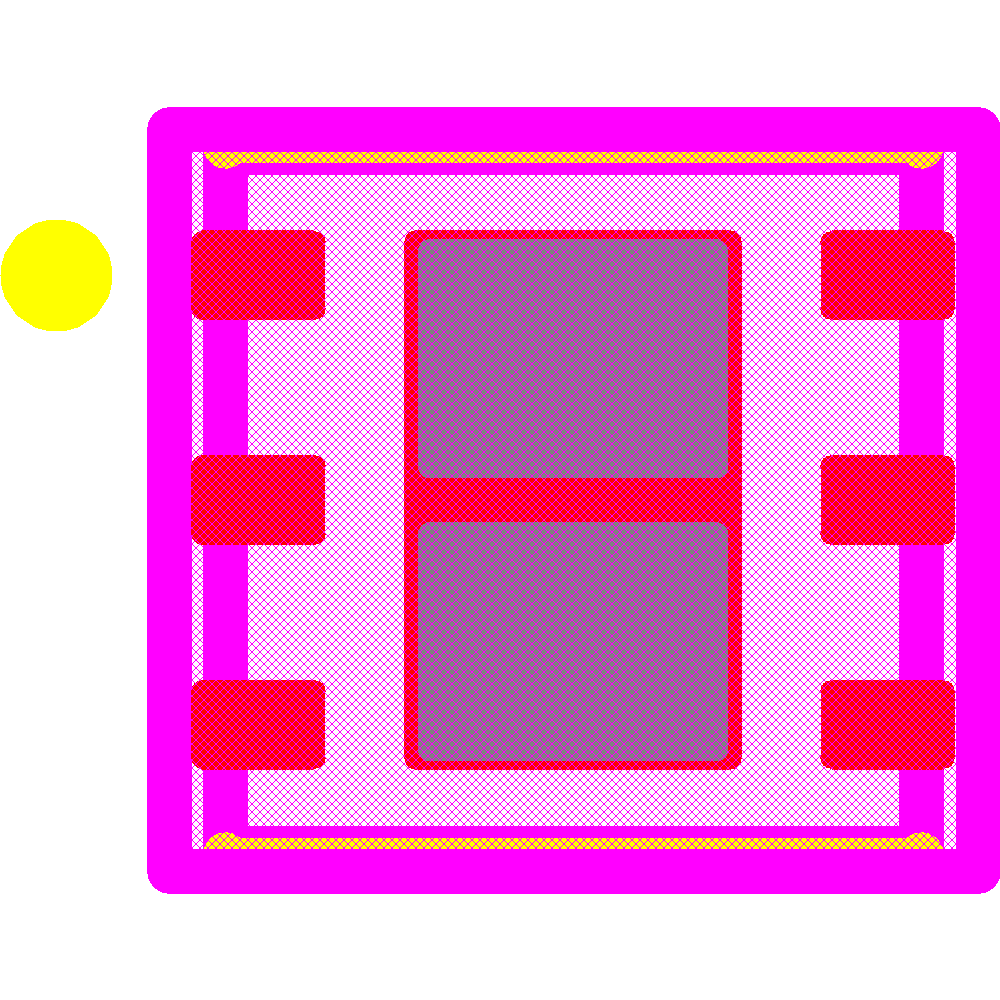 HDC2022DEPR Footprint - Texas Instruments