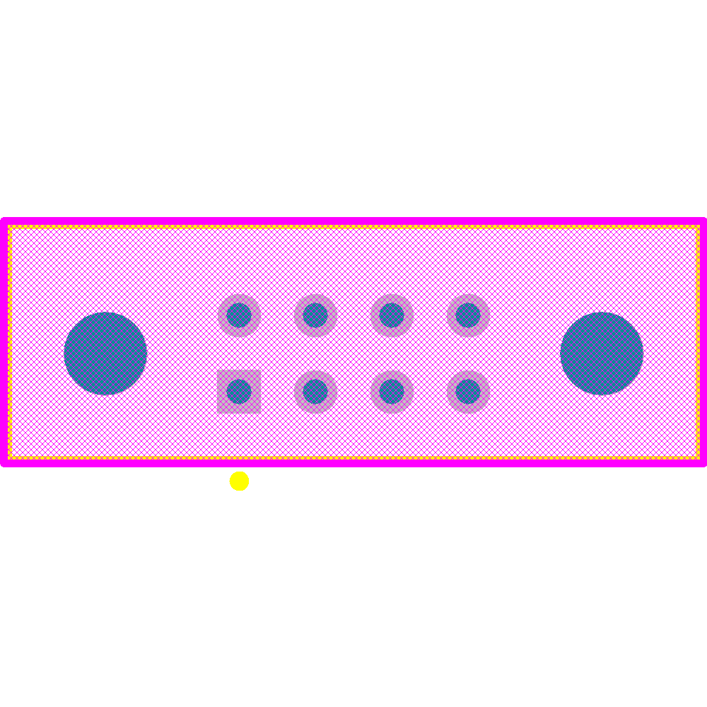 M80-5100842 Footprint - Harwin