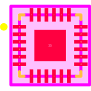 PCA9532BS,118 Footprint - NXP Semiconductors