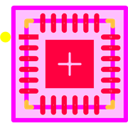 PCA9532BS,118 Footprint - NXP Semiconductors