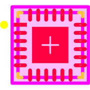 PCA9532BS,118 Footprint - NXP Semiconductors
