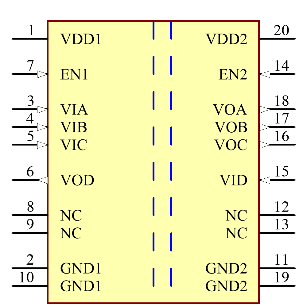 ADUM1446ARSZ Symbol - Analog Devices
