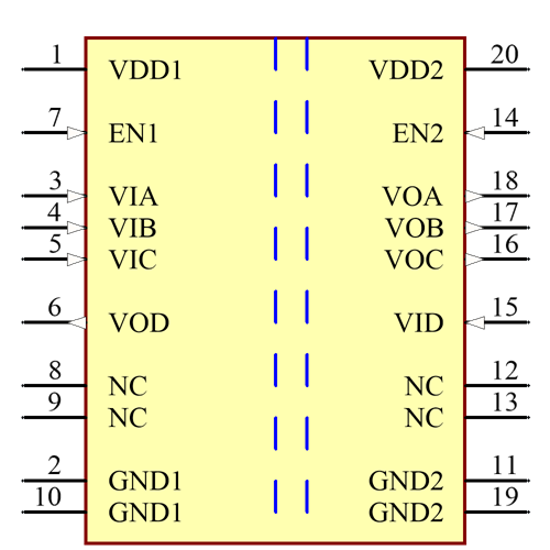 ADUM1446ARSZ Symbol - Analog Devices