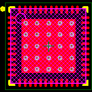 MSP430F5507IRGZR Footprint - Texas Instruments
