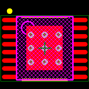 LT3486EFE#TRPBF Footprint - Analog Devices