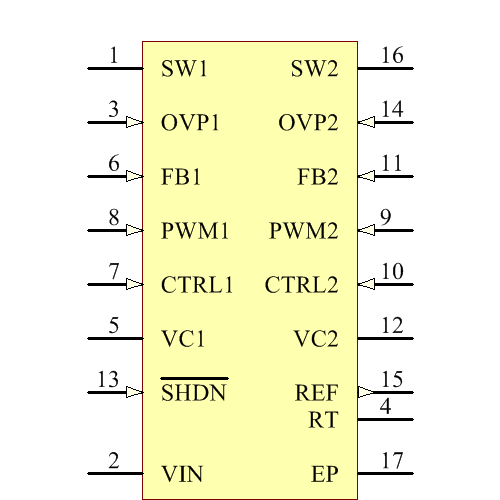 LT3486EFE#TRPBF Symbol - Analog Devices