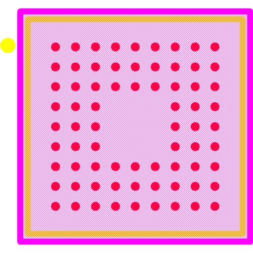 THC63LVD827-Q Footprint - California Eastern Laboratories