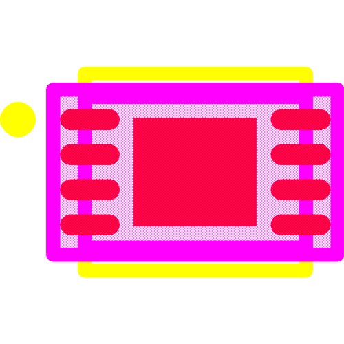 24LC64T-E/MC Footprint - Microchip
