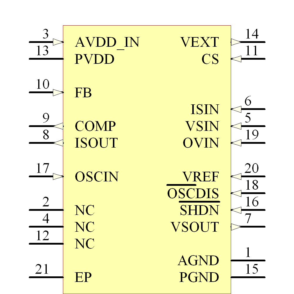 MCP1631-E/ML Symbol - Microchip