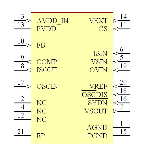 MCP1631-E/ML Symbol - Microchip