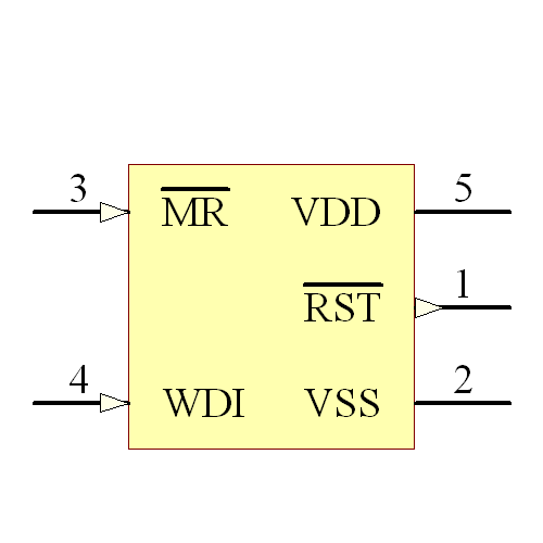 MCP1316T-46FE/OT Symbol - Microchip
