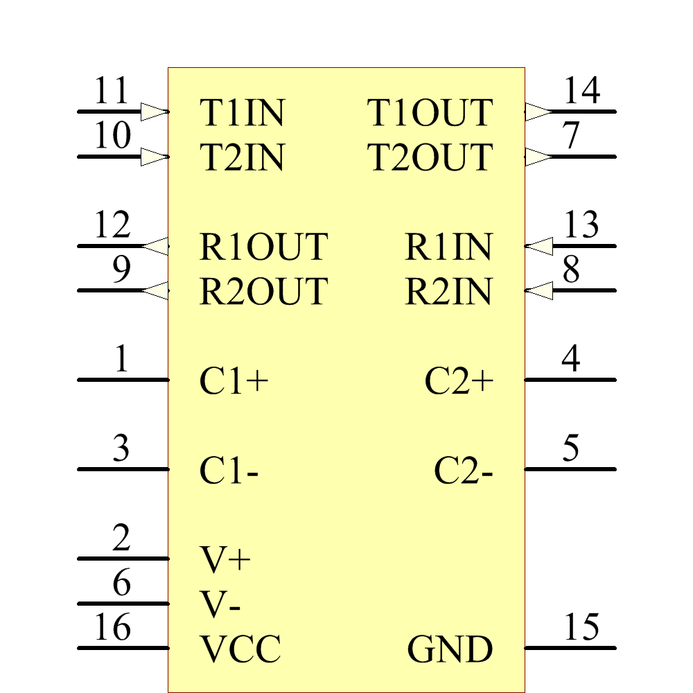 SP3232EBCN-L/TR Symbol - Exar