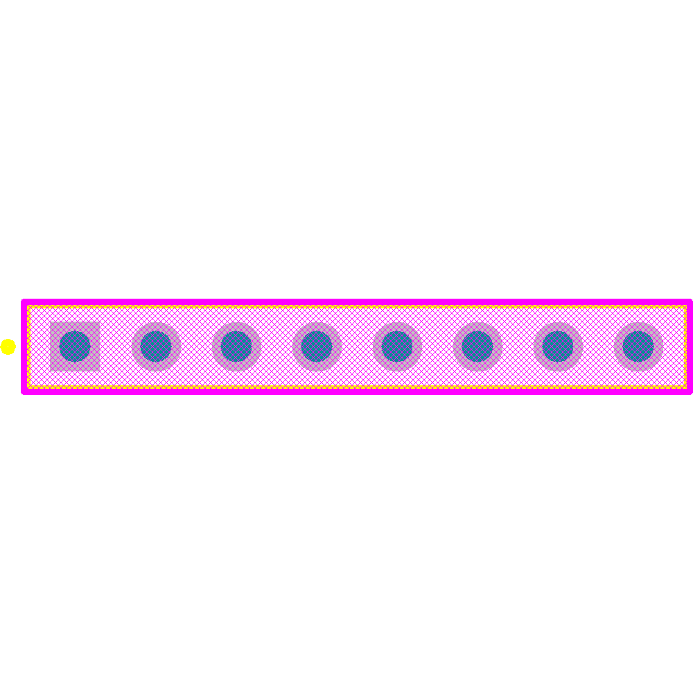 M20-9990846 Footprint - Harwin
