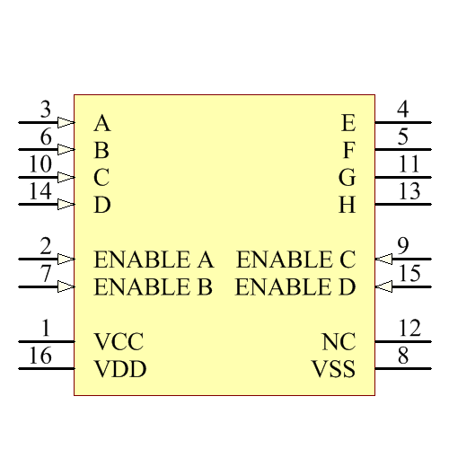 CD40109BE Symbol - Harris