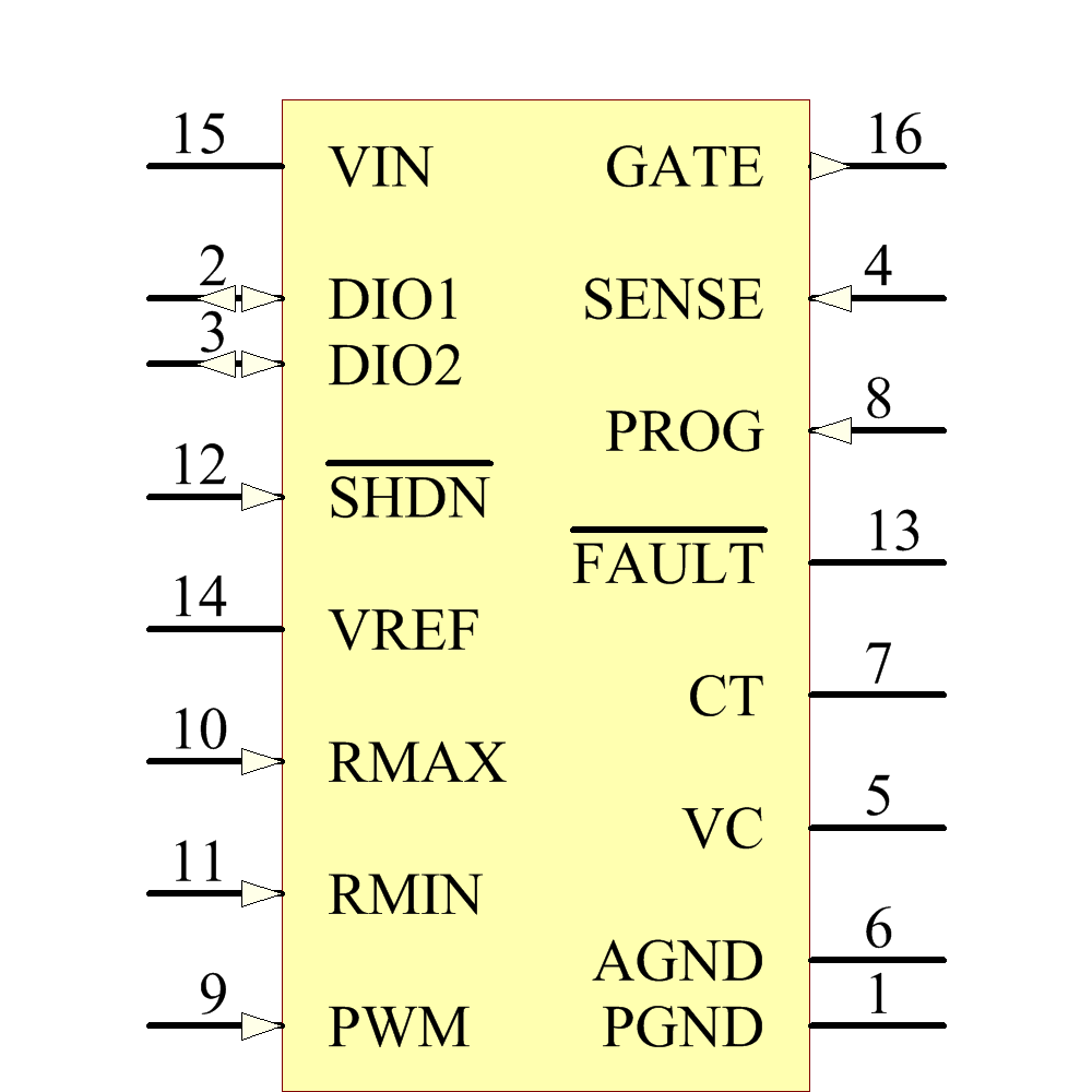 LT1768CGN#TRPBF Symbol - Analog Devices