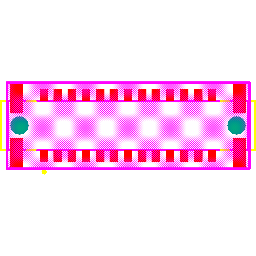 M55-6002642R Footprint - Harwin