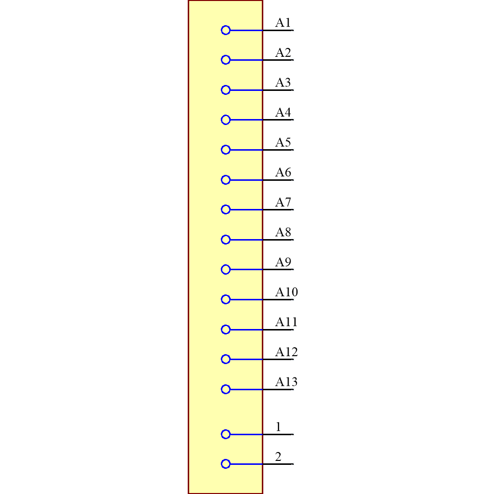 M55-6002642R Symbol - Harwin