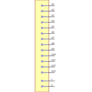 M55-6002642R Symbol - Harwin