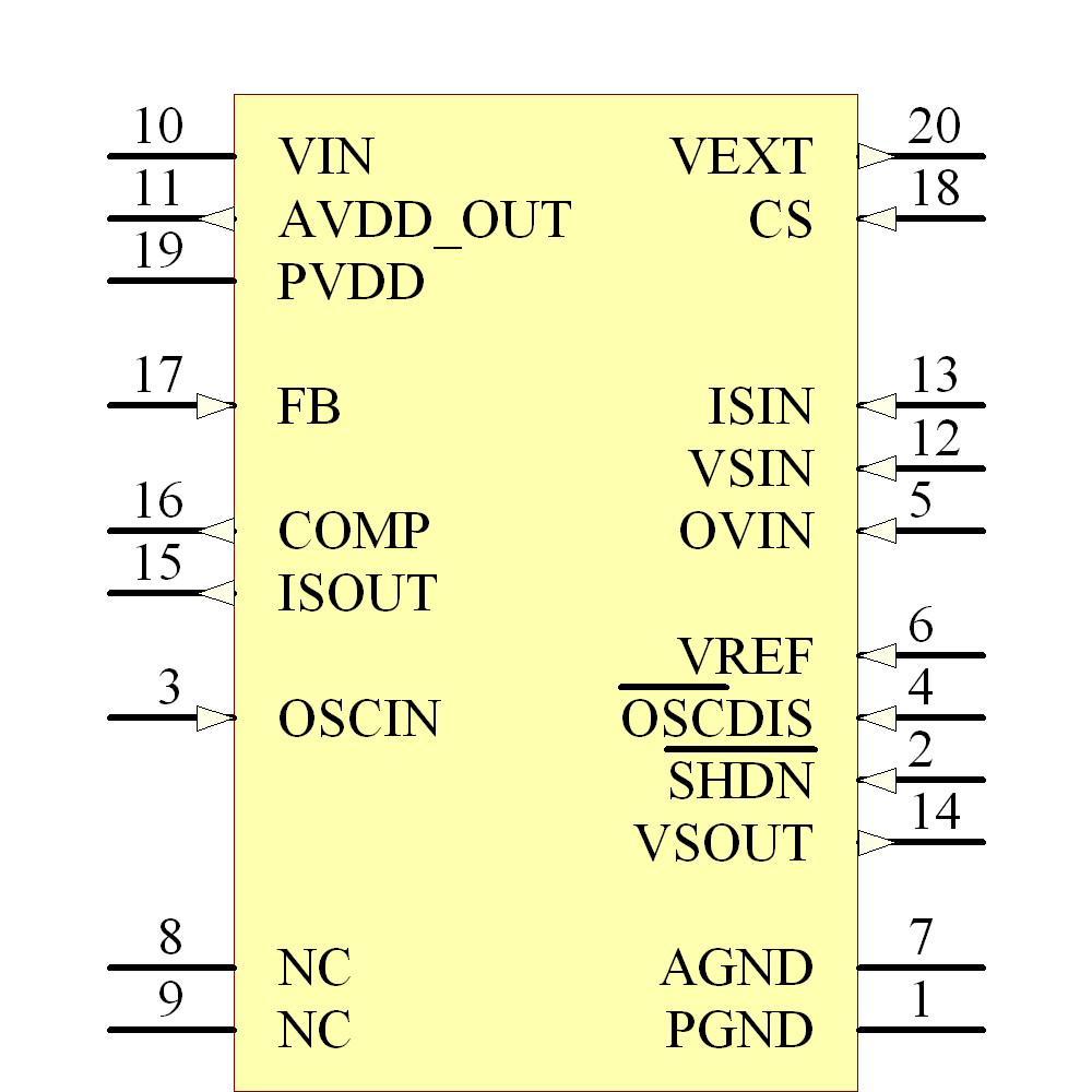 MCP1631HV-330E/ST Symbol - Microchip