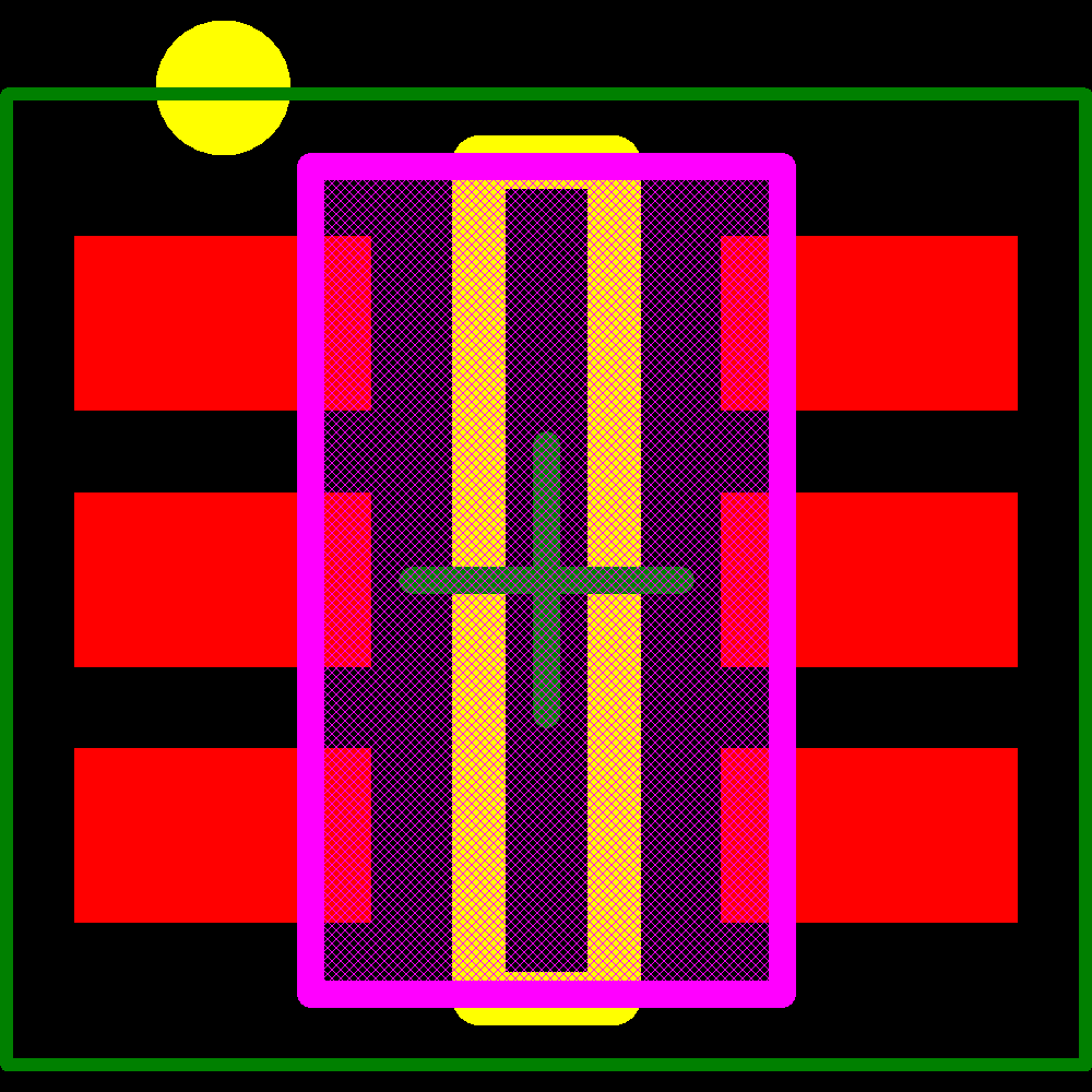 LM2840YMKX-ADJL/NOPB Footprint - Texas Instruments