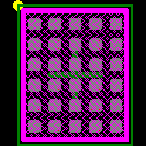 LM3537TME/NOPB Footprint - Texas Instruments