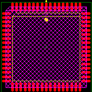PIC17C756A-16/L Footprint - Microchip