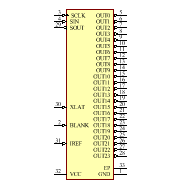 TLC5947DAPG4 Symbol - Texas Instruments