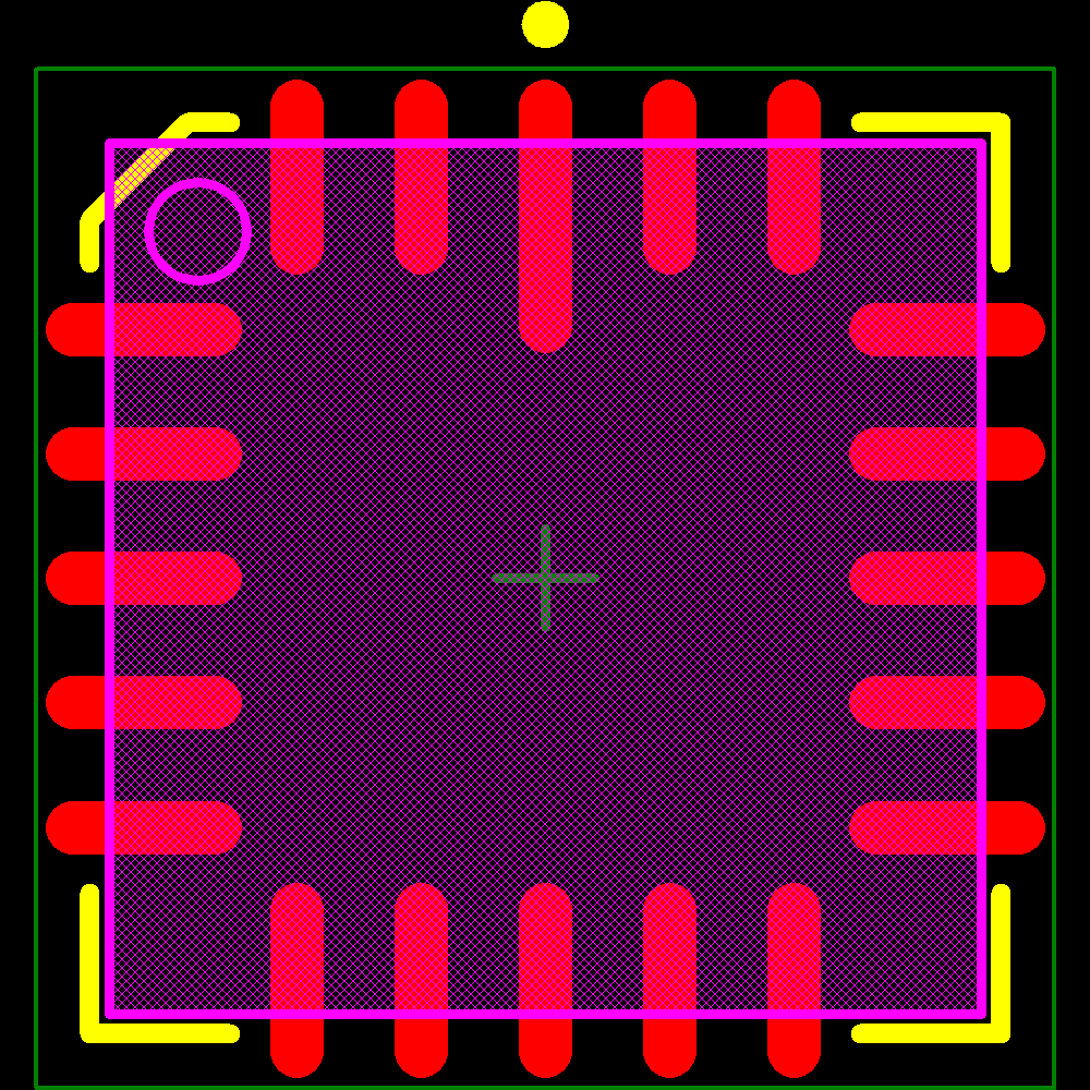 UC1845L883B Footprint - Texas Instruments