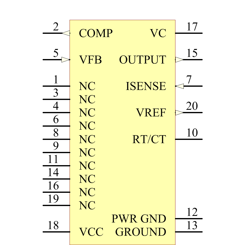 UC1845L883B Symbol - Texas Instruments