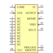 UC1845L883B Symbol - Texas Instruments