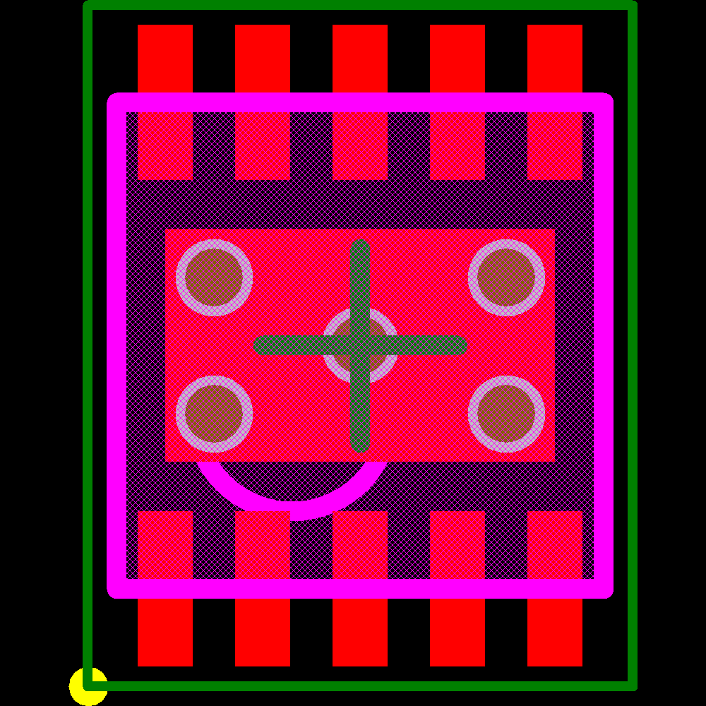 TPS61166DSKT Footprint - Texas Instruments