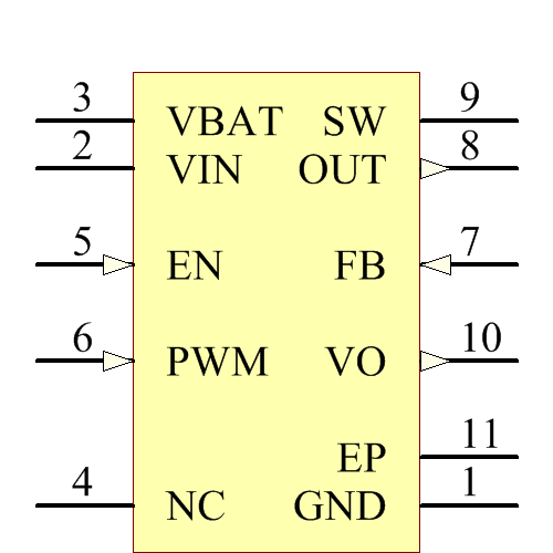 TPS61166DSKT Symbol - Texas Instruments