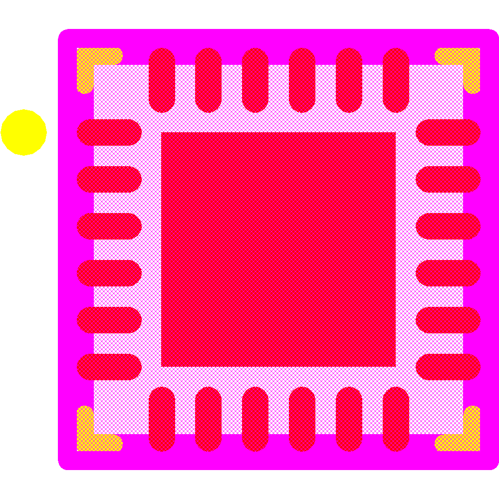 USB3317C-CP-TR Footprint - Microchip