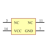 CD54HC21F3A Symbol - Texas Instruments