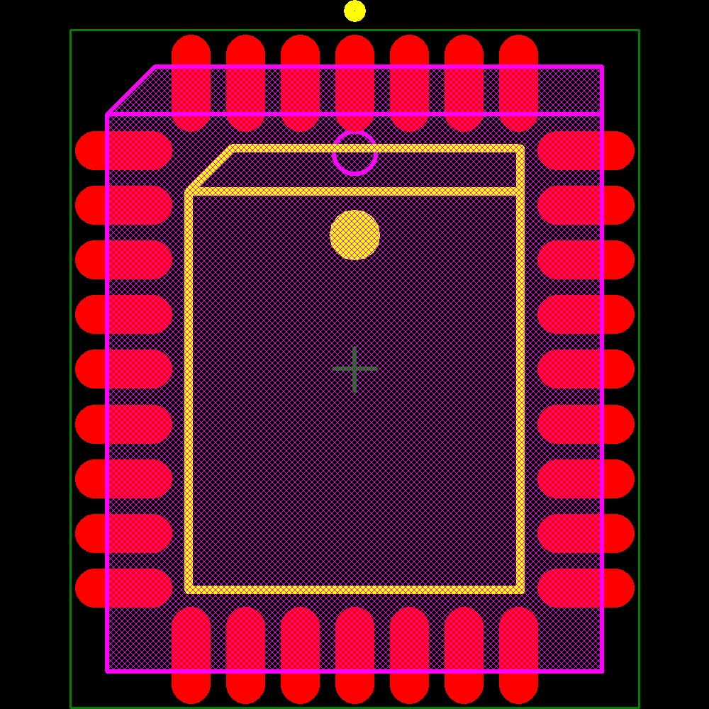 SST39SF040-70-4I-NHE-T Footprint - Microchip