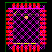 SST39SF040-70-4I-NHE-T Footprint - Microchip