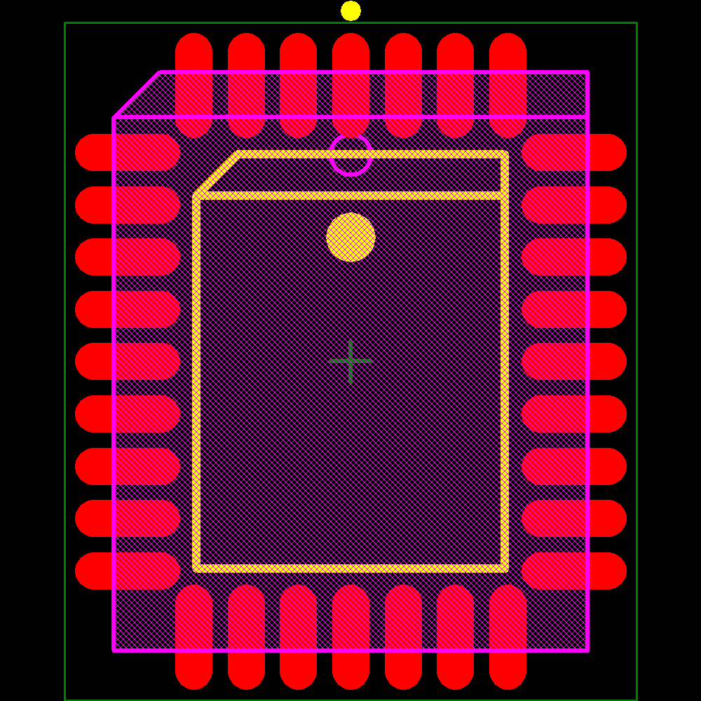 SST39SF040-70-4I-NHE-T Footprint - Microchip
