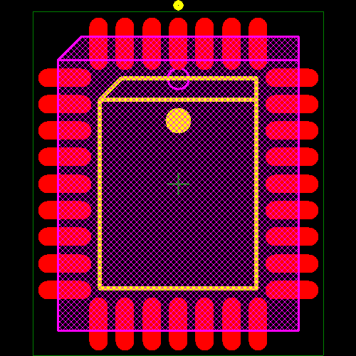 SST39SF040-70-4I-NHE-T Footprint - Microchip